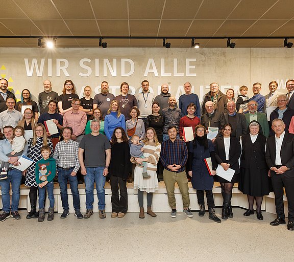 Die Preisträgerinnen und Preisträger Foto: Stefan Effenhauser, Bilddokumentation Stadt Regensburg
